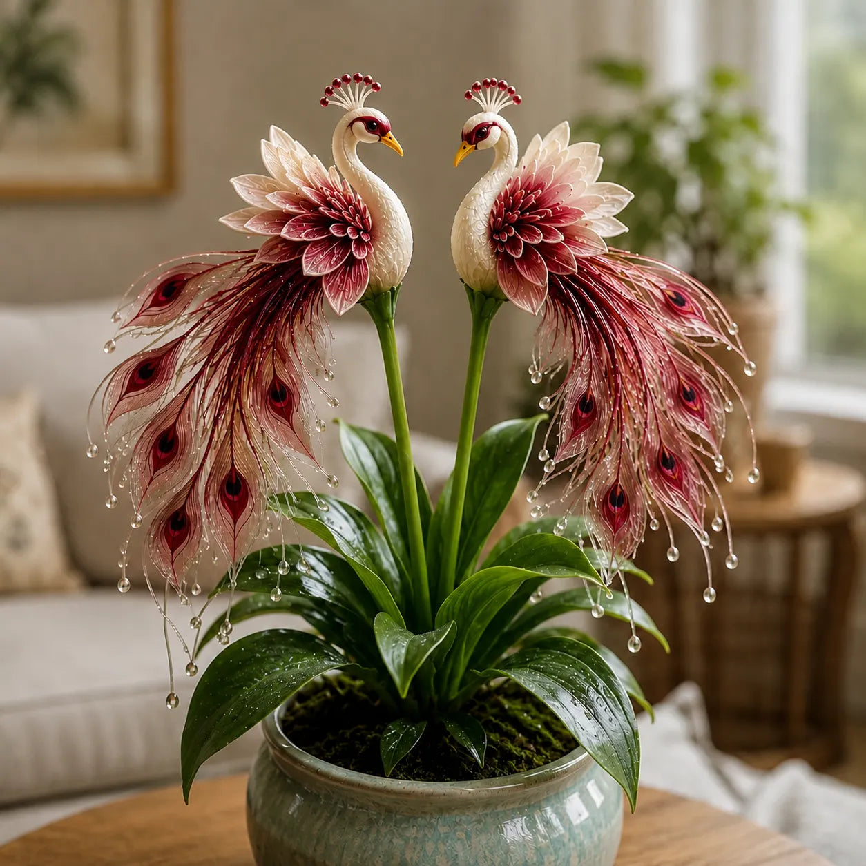 🦚 Bulbos de orquídea pavo real: una joya viviente ✨-ES