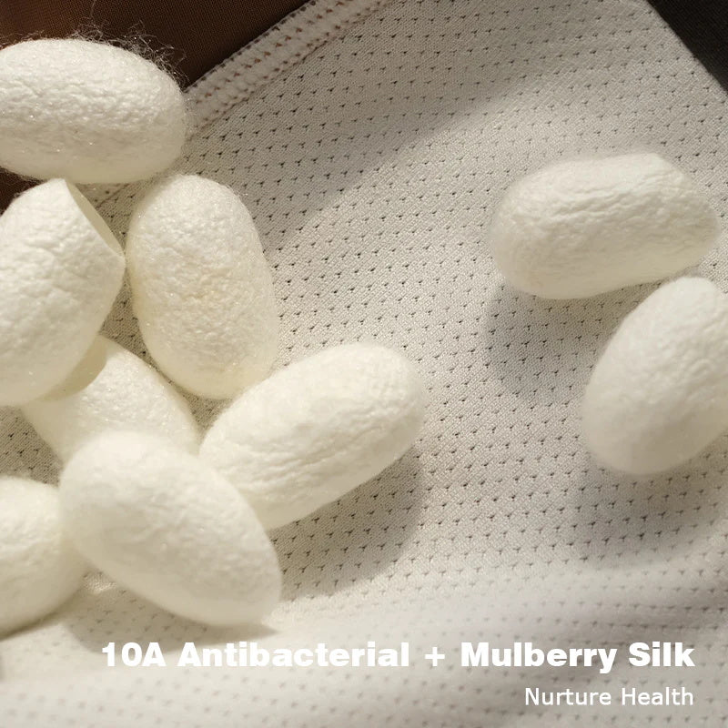 (3 uds.) Ropa interior elegante de seda helada para hombre de Mulberry Silk, bóxers antimicrobianos para hombre-ES