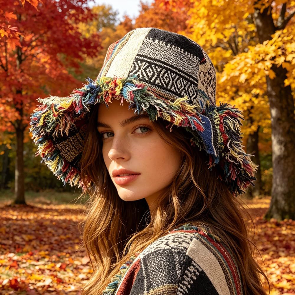 🎨Časno omejen 50 % popust🤠Ročno izdelan ribiški klobuk z obrabljenimi robovi, čisti bombaž, voljan, retro sončni klobuk👒-SI