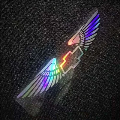 Pegatinas láser 3D de alas de ángel para coche (4 unidades)-ES