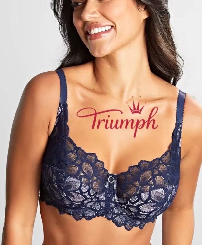 Triumph - Sujetador de copa completa con encaje bordado (paquete de 3)-ES
