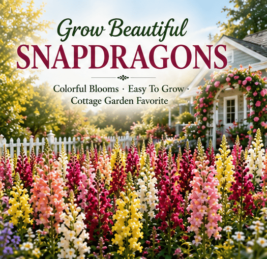 „Royal Garden Snapdragon“ sėklos – sodininkų pasirinkimas, norintiems aukštų, spalvingų skintų gėlių 🌸-LT