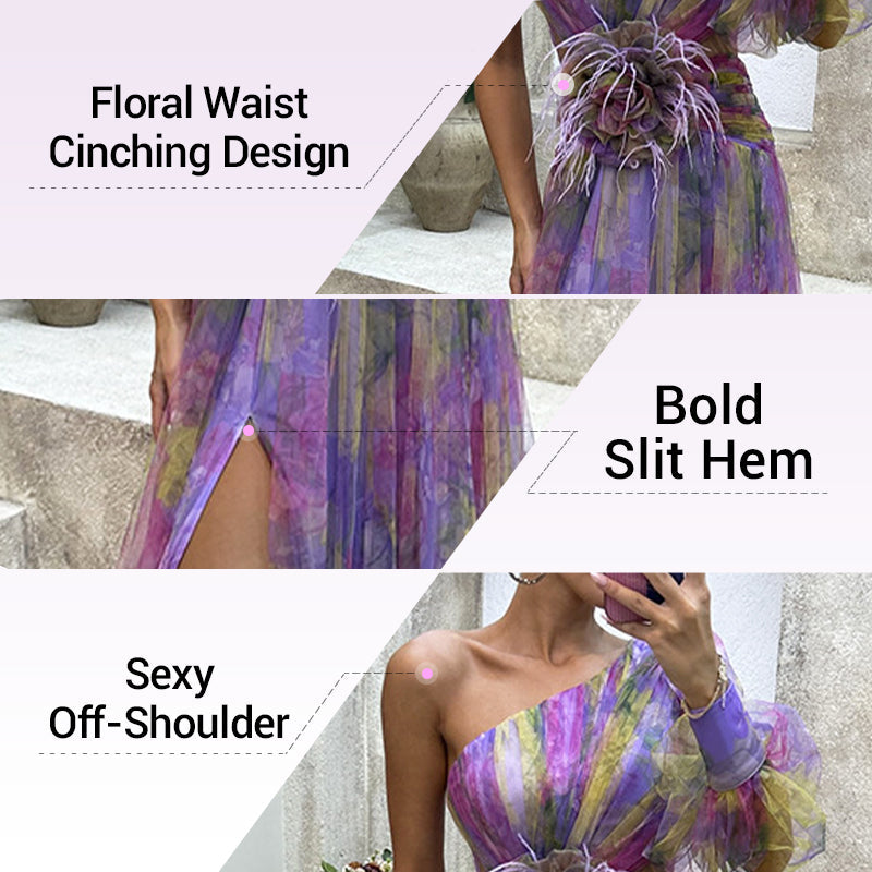 ✨【Mago Adelgazante】. Vestido con bloques de color Mirage✨-ES