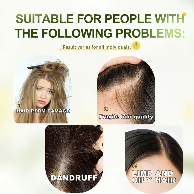 ✨Champú refrescante para el cabello, aportándole suavidad y brillo.-ES