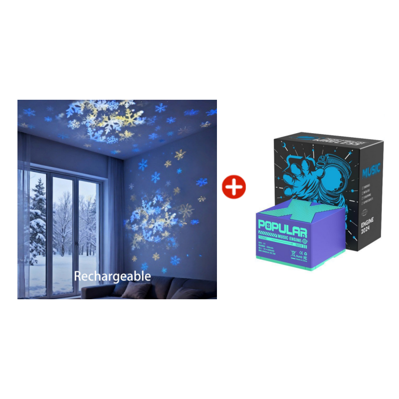 ✨Dinaminė besisukanti LED projektoriaus lempa-LT
