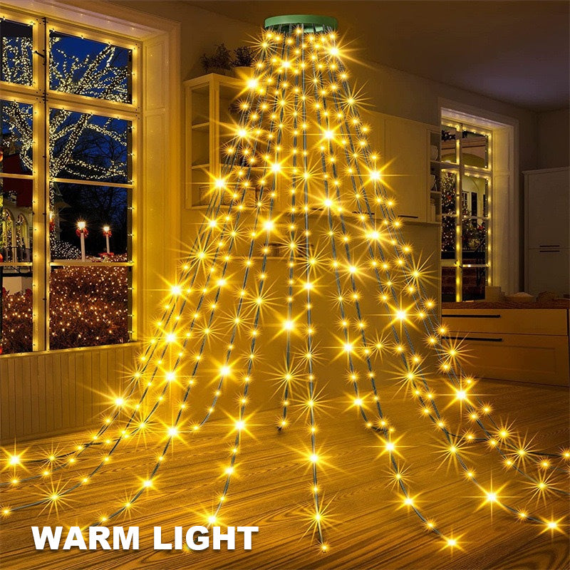 🎄 LED lučka za božično drevo v obliki petkrake zvezde 🎄-SI