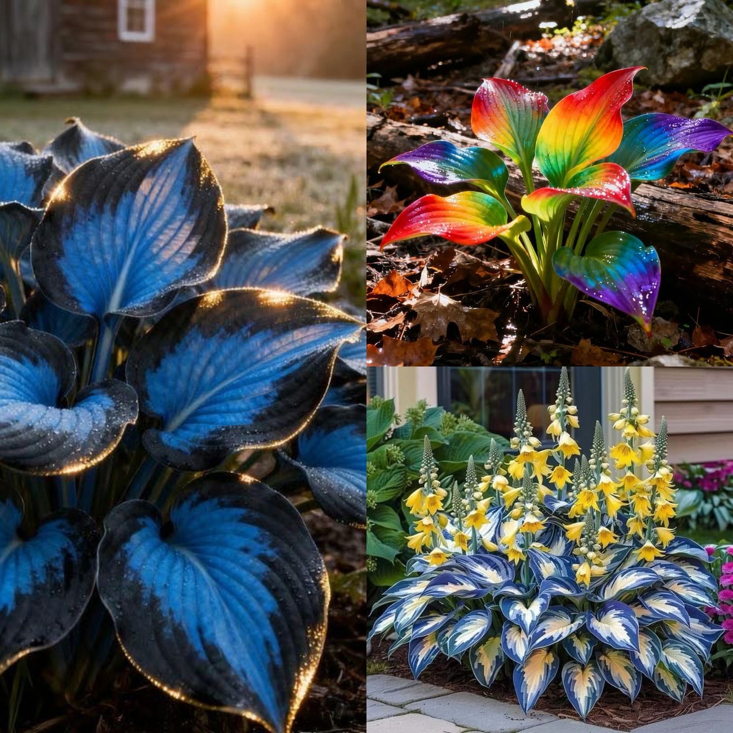 🔥Último día de venta🔥Semillas de hosta premium raras🌿Planta tolerante a la sombra-ES