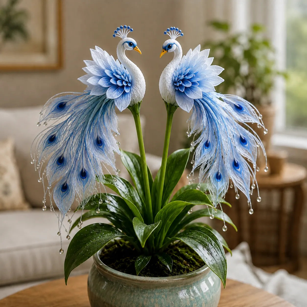 🦚 Bulbos de orquídea pavo real: una joya viviente ✨-ES