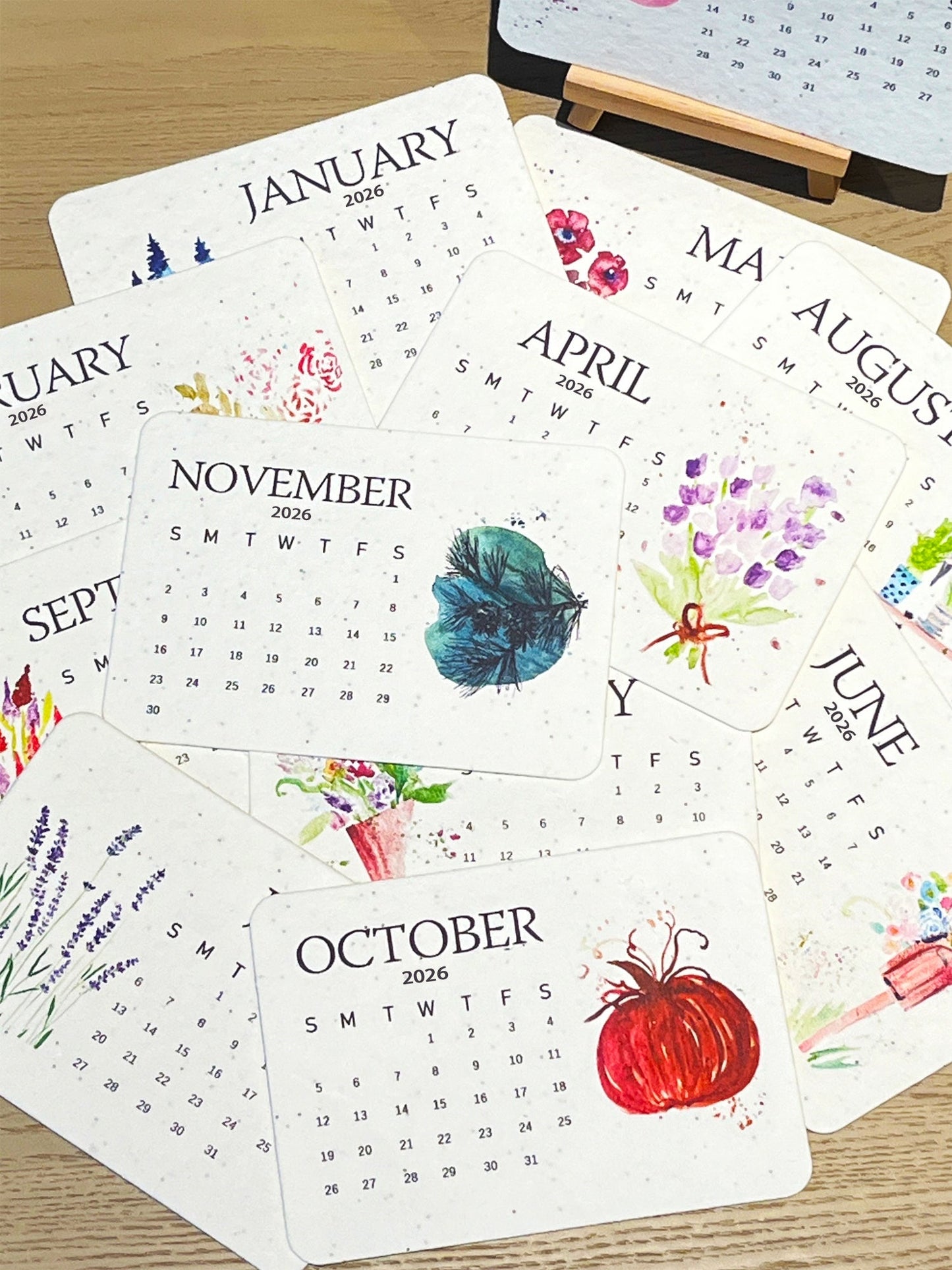 ✨Novedades con 49% de descuento hoy🌱Calendario de siembra de semillas de amor ecológicas para 2026-ES