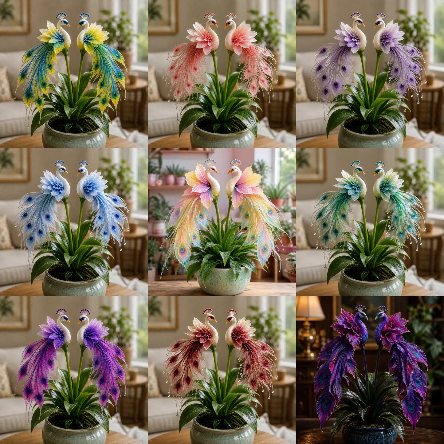 🦚 Bulbos de orquídea pavo real: una joya viviente ✨-ES