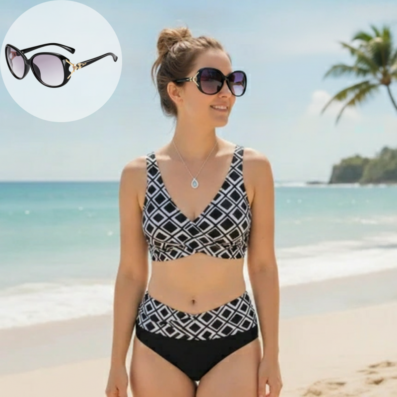 👙🌊Ženski dvodijelni bikini set visokog struka-HR