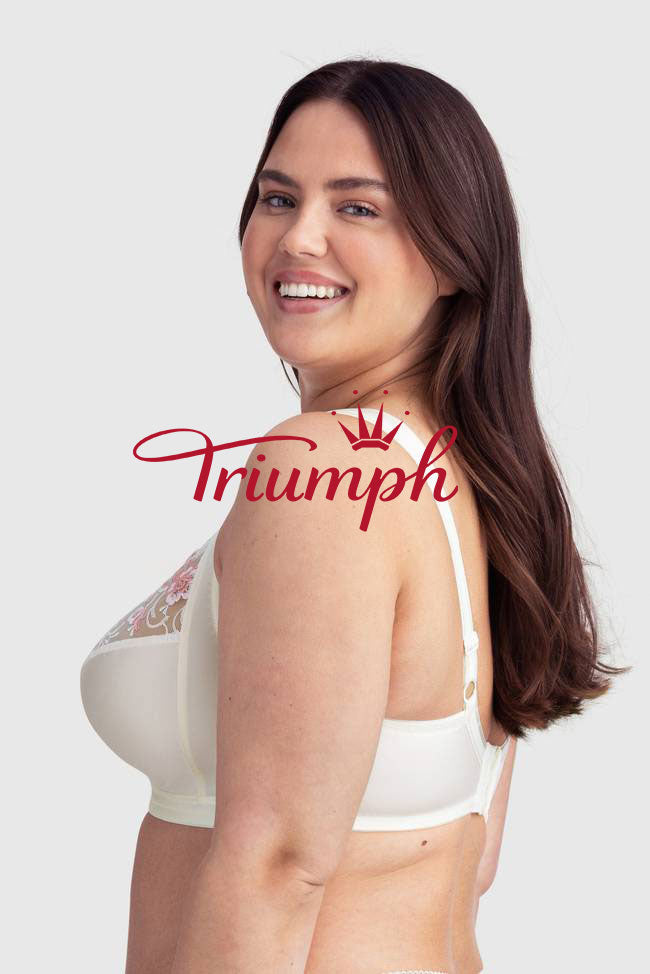 TRIUMPH - 3 PIEZAS (65A-120H) 💝 ROPA BLANCA BORDADA ✨-ES