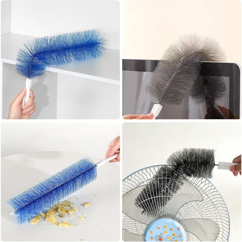 Fleksibilne četke za čišćenje ventilatora od mikrovlakana – Alati za višekratnu upotrebu za čišćenje lopatica ventilatora, otvora i rešetki-HR