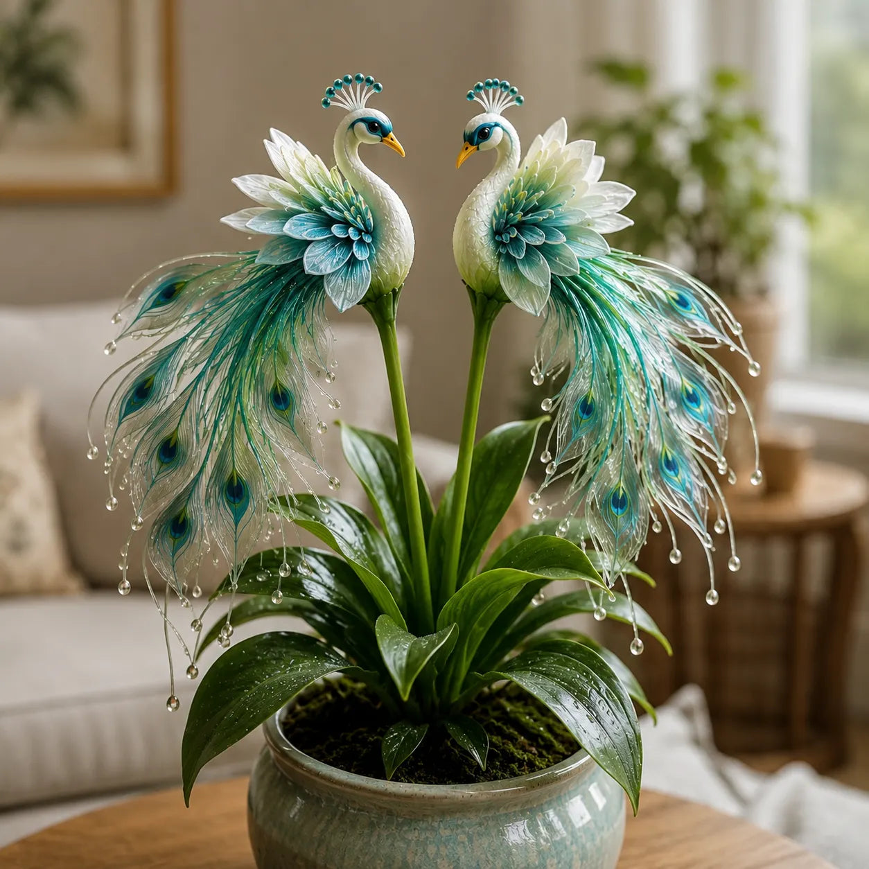 🦚 Bulbos de orquídea pavo real: una joya viviente ✨-ES