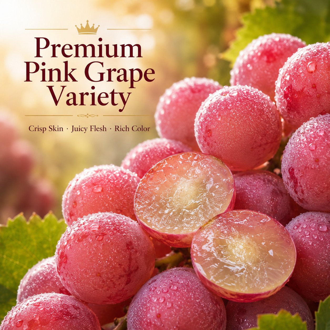 Nueva variedad limitada: semillas de uva Queen Nina para cosechas dulces y jugosas en el jardín 🍇-ES