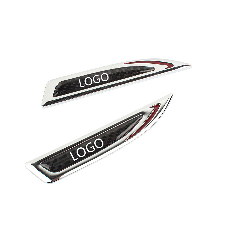 Insignia del logotipo de GM, pegatina metálica personalizable (dos piezas)-ES