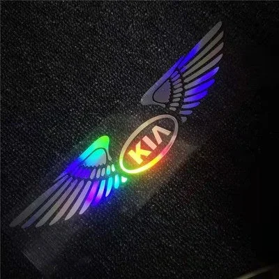 Pegatinas láser 3D de alas de ángel para coche (4 unidades)-ES
