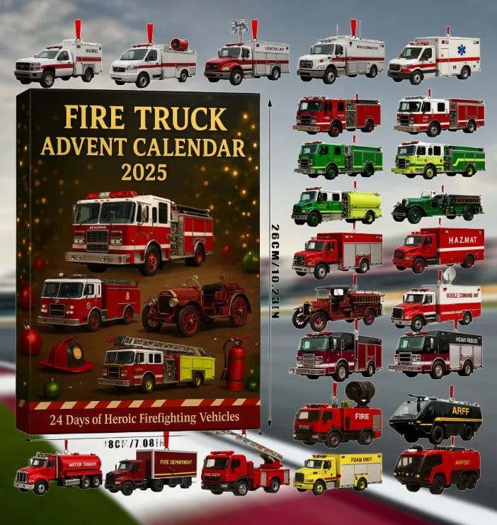 🚒🔥ΗΜΕΡΟΛΟΓΙΟ ΠΡΟΕΛΕΥΣΗΣ ΠΥΡΟΣΒΕΣΤΙΚΟΥ ΟΧΗΜΑΤΟΣ 2025🎁🌲-GR