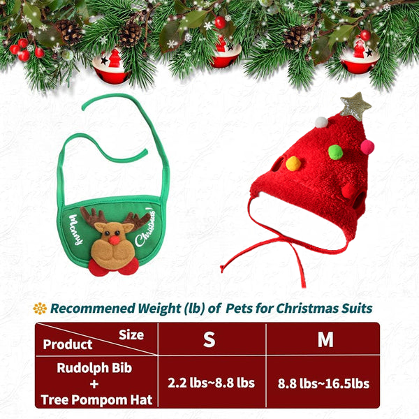 🔥Oferta de Black Friday 50% de descuento🎄Adorable gorro con pompón de árbol de Navidad🎅-ES