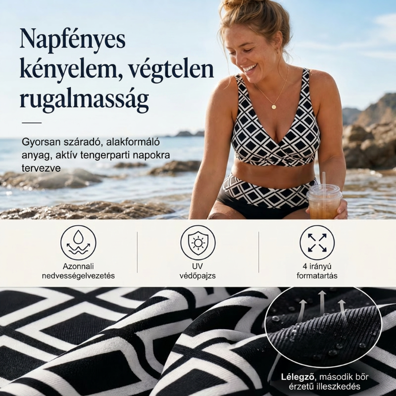 👙🌊Ženski dvodijelni bikini set visokog struka-HR