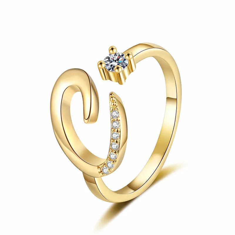 ⏳Riboto laiko 50 % nuolaida⏰Reguliuojamas blizgantis inicialas moterims💍-LT