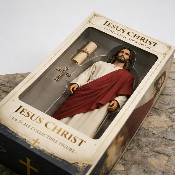 (🎁Τελευταία ημέρα έκπτωσης 50%)🙏✝️Φιγούρα Jesus Christ Limited Collector’s Edition, Κλίμακα 1/6-GR