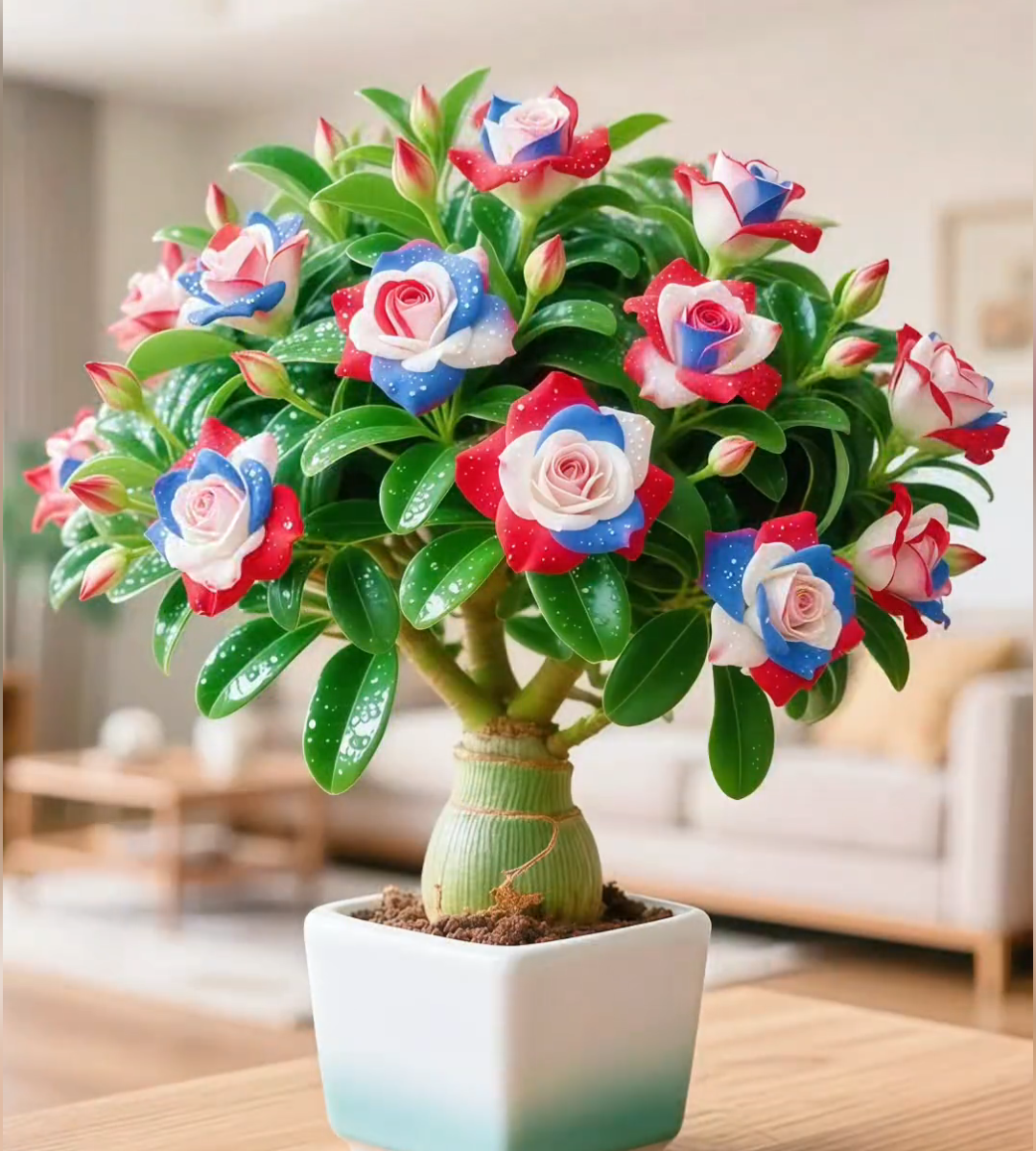 🌵 Semená vzácnej púštnej ruže 🌺 Ľahko sa pestuje-SK