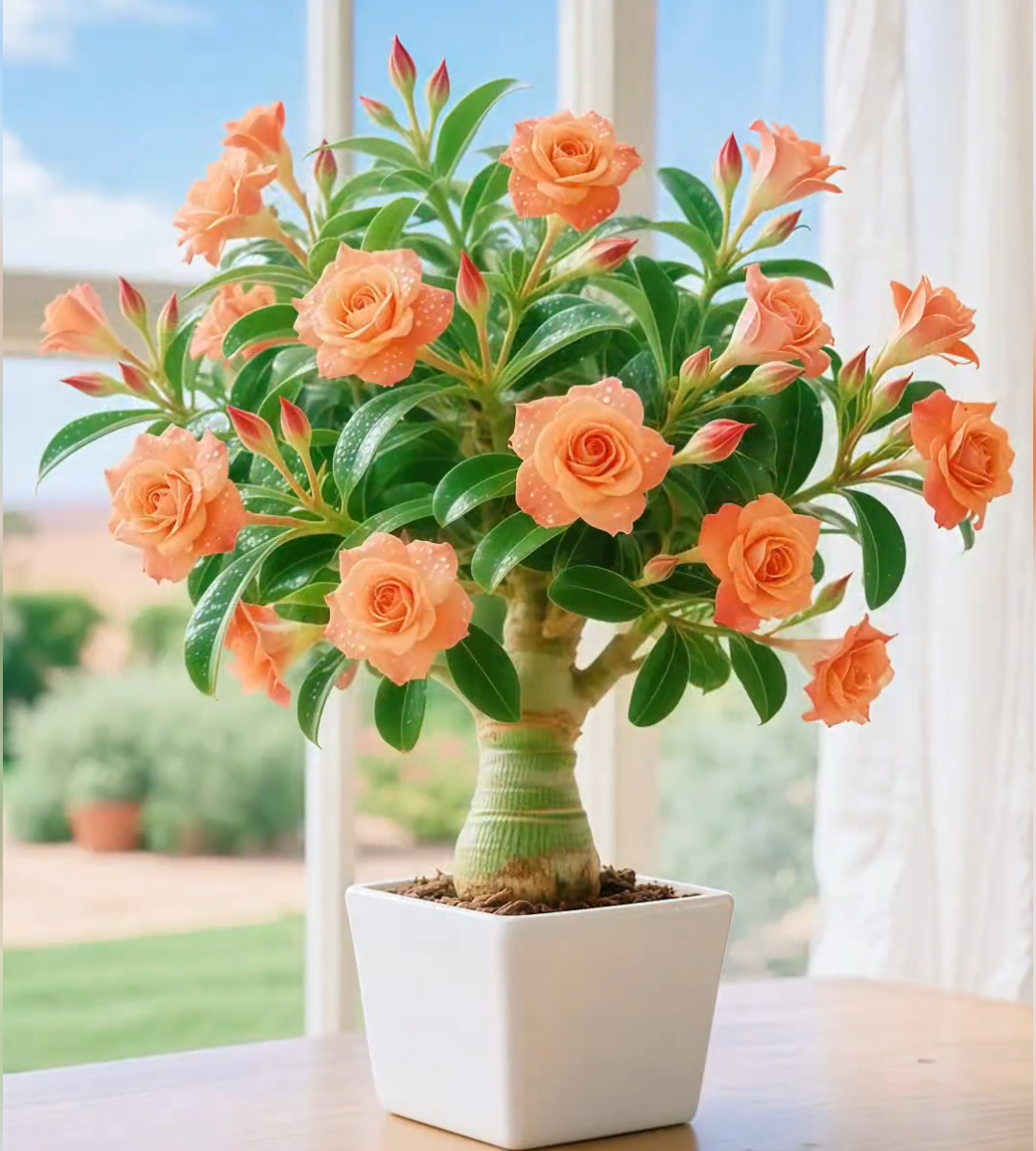 🌵 Semená vzácnej púštnej ruže 🌺 Ľahko sa pestuje-SK