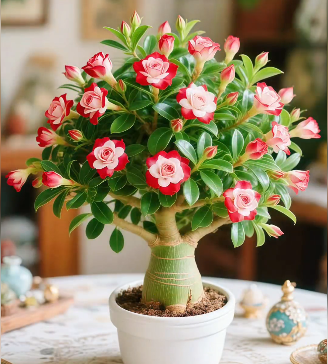 🌵 Puščavska vrtnica – eksotično cvetje, naravna lepota! 🌺✨-SI
