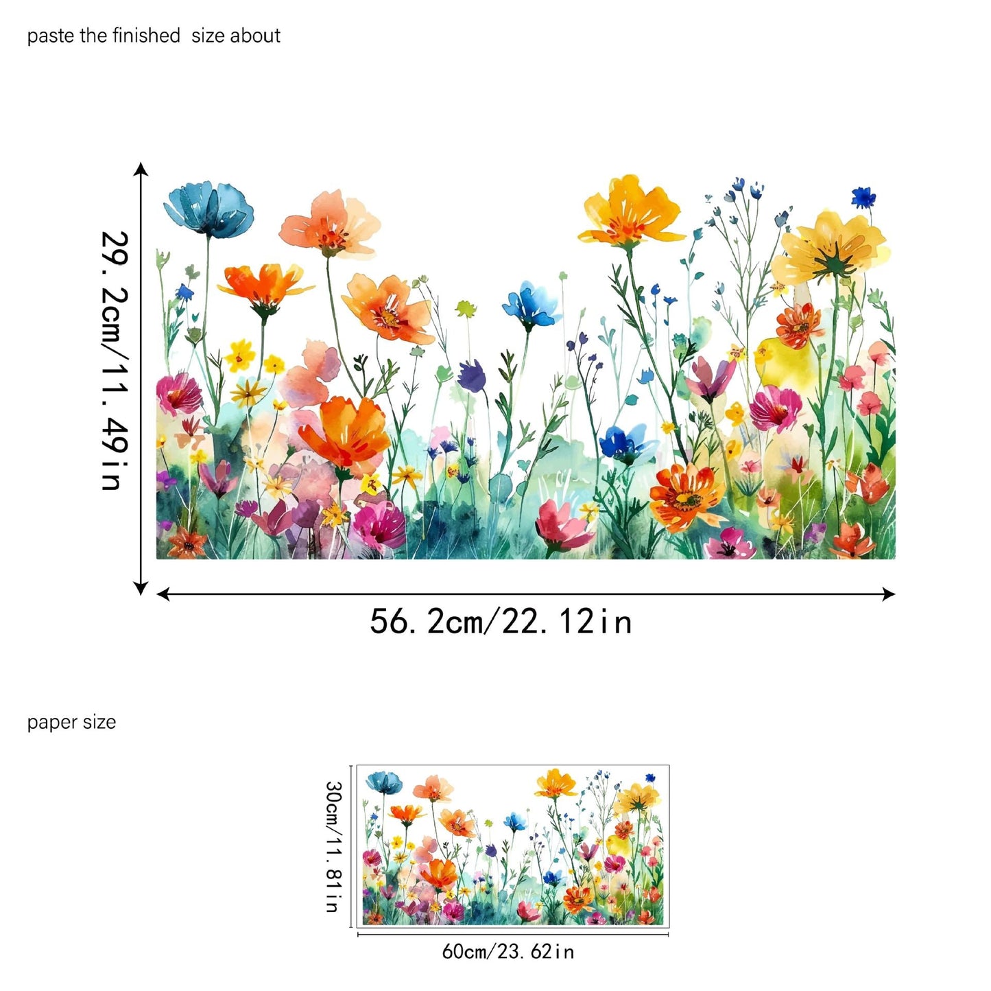 💎 Adhesivo para ventana colorido con motivo de ramo de flores: extraíble, de doble cara y recortable 🏡-ES