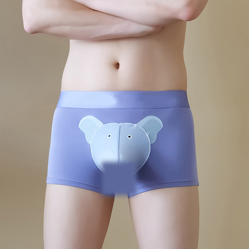 🐘Ανδρικά αναπνεύσιμα μποξεράκια με τρισδιάστατη τσέπη🩲-GR