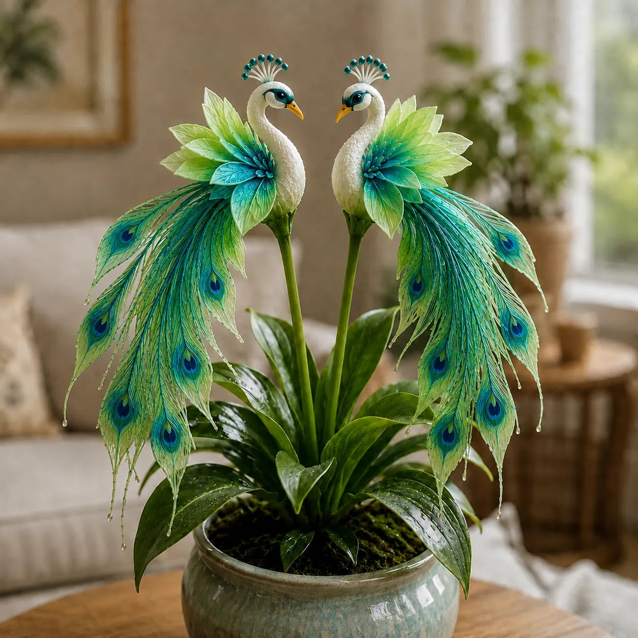 🦚 Bulbos de orquídea pavo real: una joya viviente ✨-ES