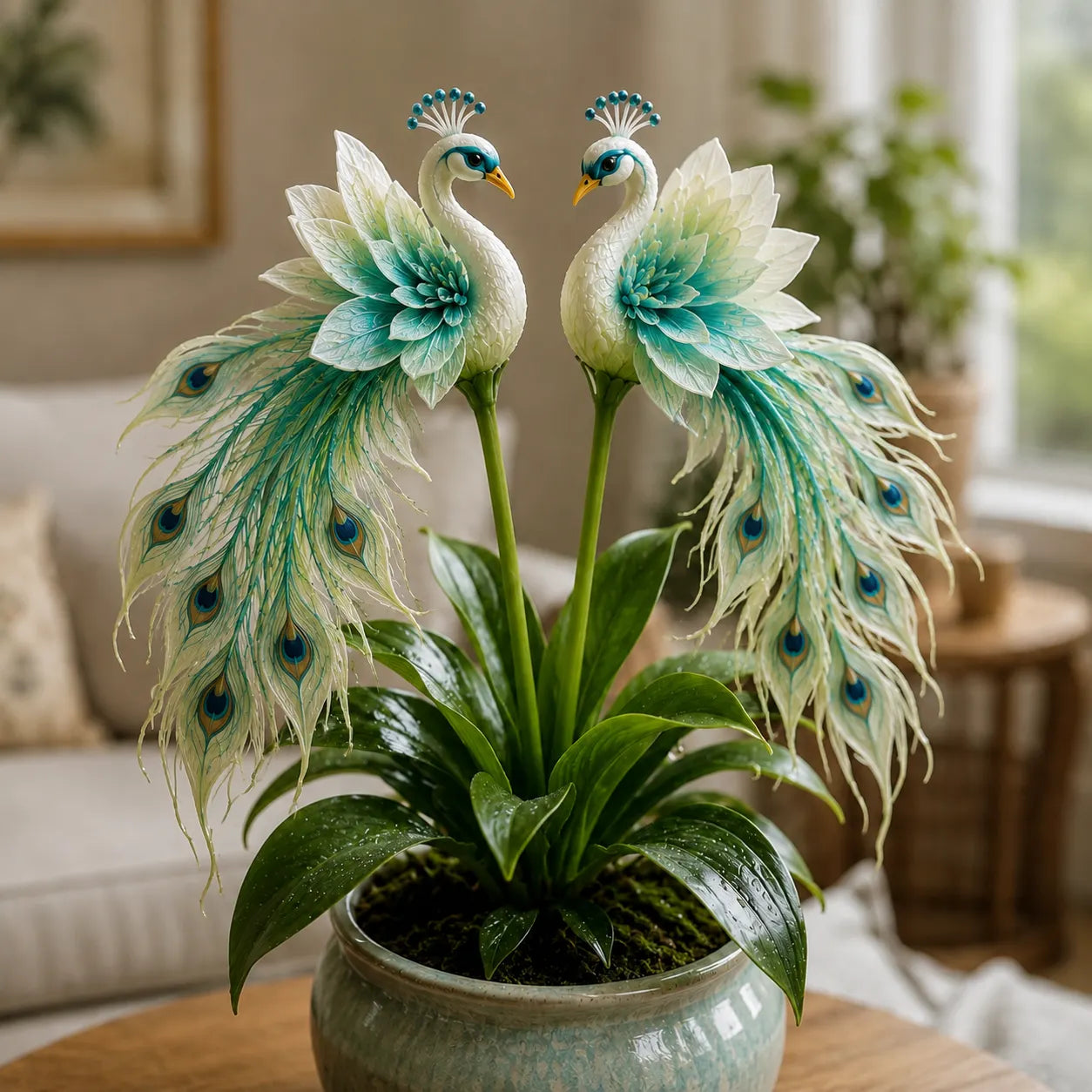 🦚 Bulbos de orquídea pavo real: una joya viviente ✨-ES