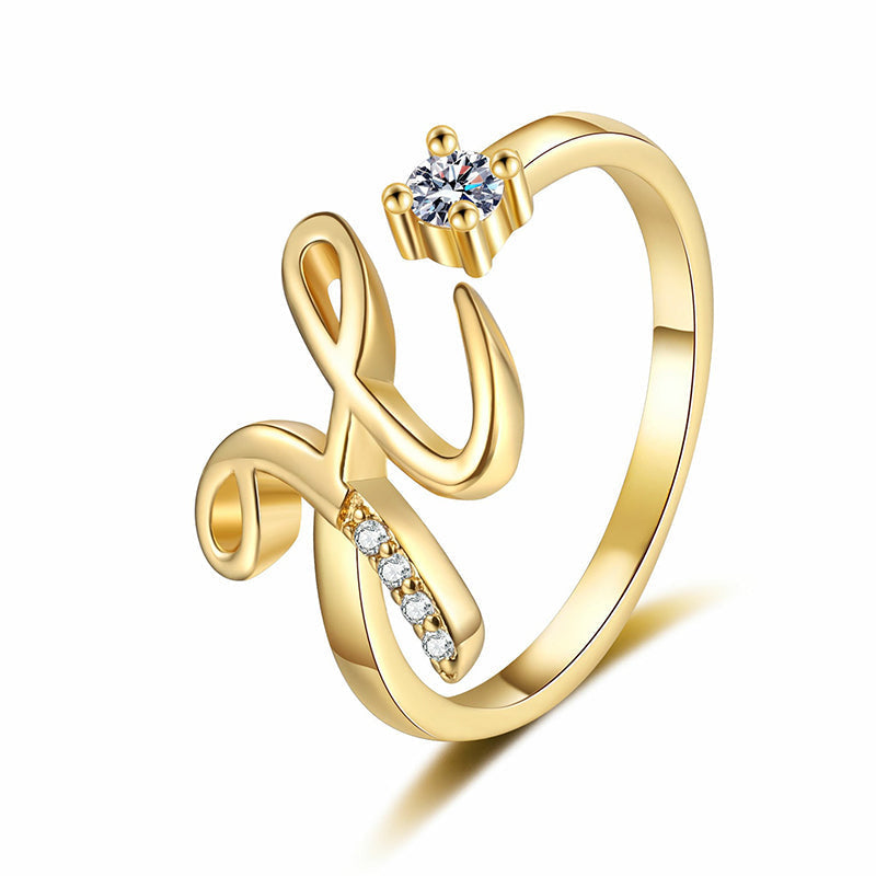 ⏳Riboto laiko 50 % nuolaida⏰Reguliuojamas blizgantis inicialas moterims💍-LT
