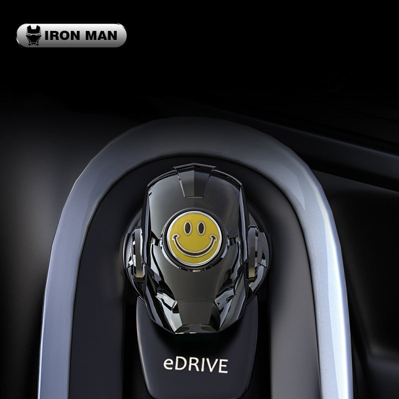 Cubierta protectora del botón de arranque del coche de Iron Man-ES