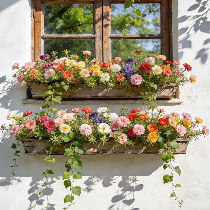 💫🌸ΑΓΟΡΑΣΤΕ 1, ΠΑΡΤΕ 1 ΔΩΡΕΑΝ | Moss Rose🌿Πολυετείς σπόροι λουλουδιών με συμπλήρωμα ανάπτυξης φυτών-GR