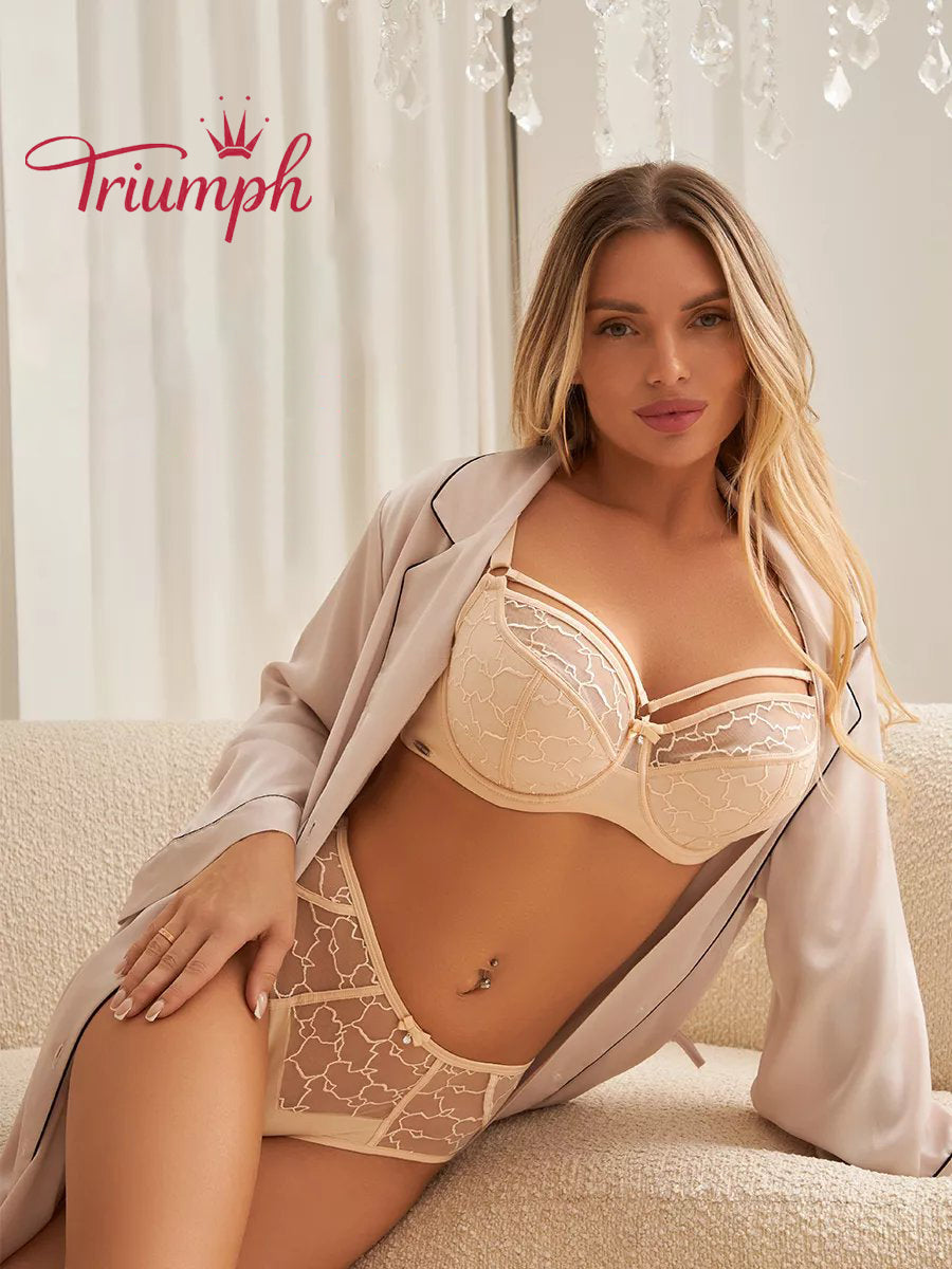 💖Σετ 3 τεμαχίων ✨Σουτιέν Comfort Plus Size χωρίς τιράντες-GR