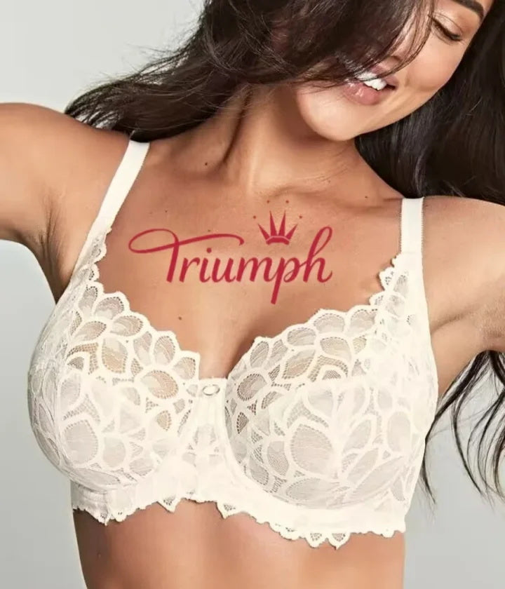 Triumph - Sujetador de copa completa con encaje bordado (paquete de 3)-ES