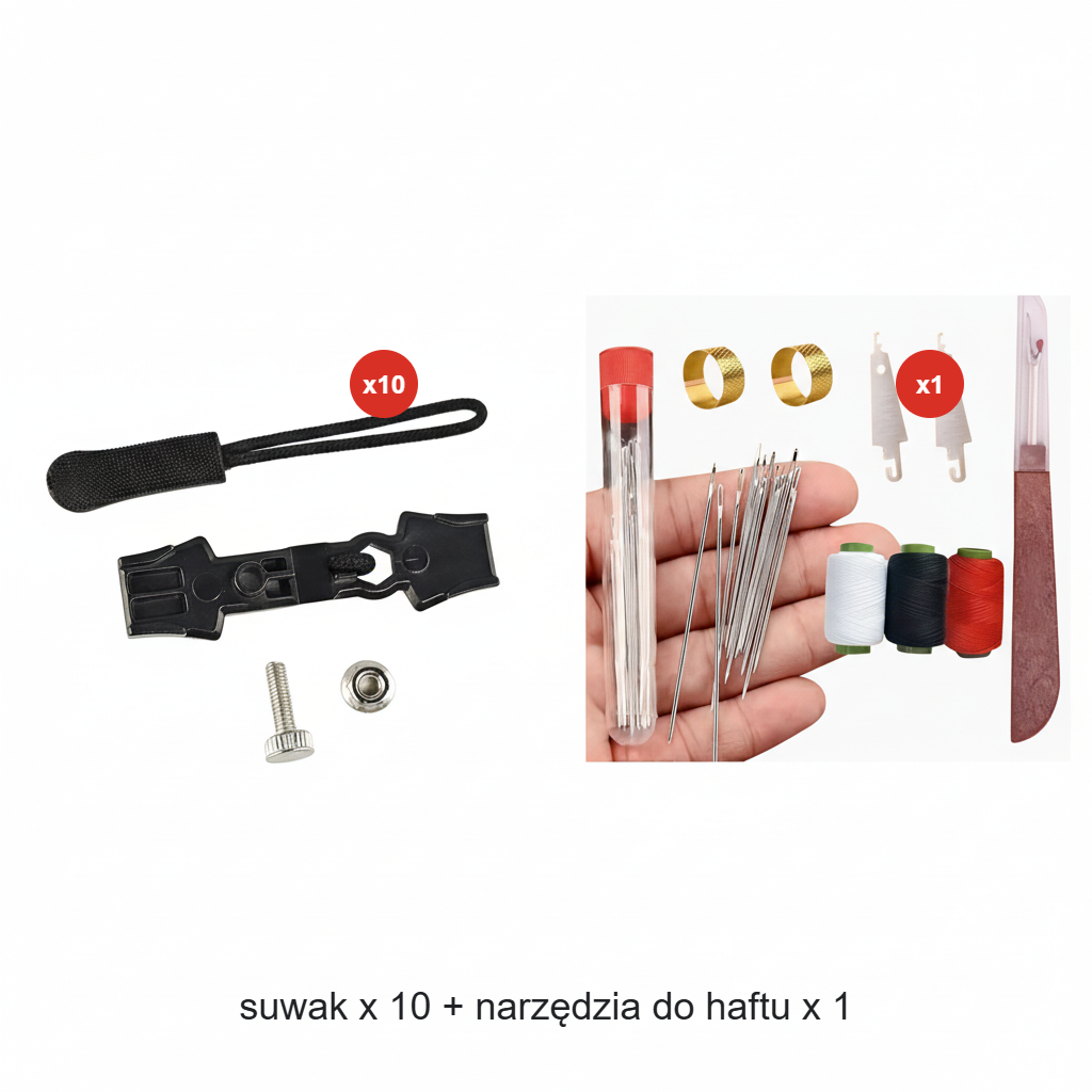 💥 Pirkite daugiau, gaukite daugiau nemokamai! 🔧 Universalus užtrauktukų taisymo rinkinys-LT