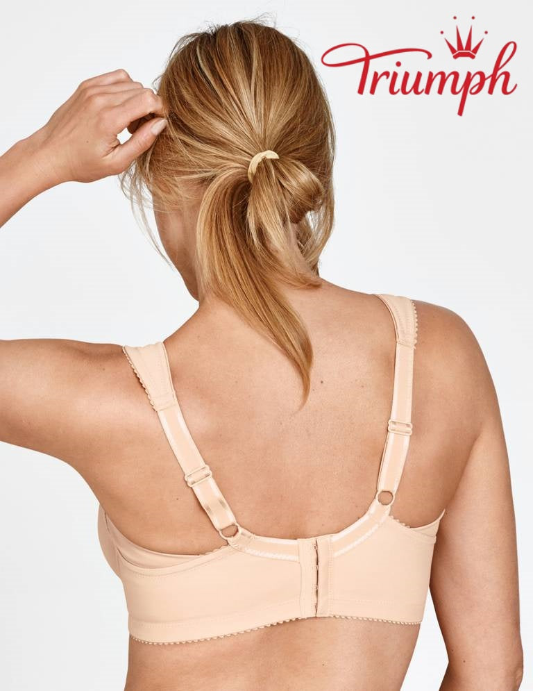 Triumph® 4-delni komplet 🥰 Udoben modrček je izdelan iz čistega bombaža in je primeren za ženske z večjim oprsjem.-SI
