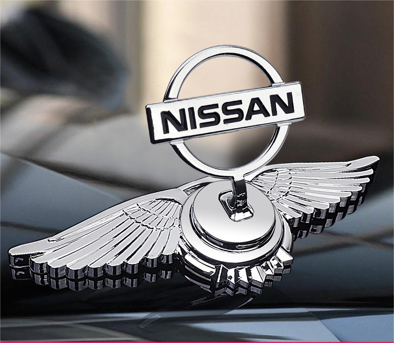 Decoración de modificación de coche con logotipo de capó-ES
