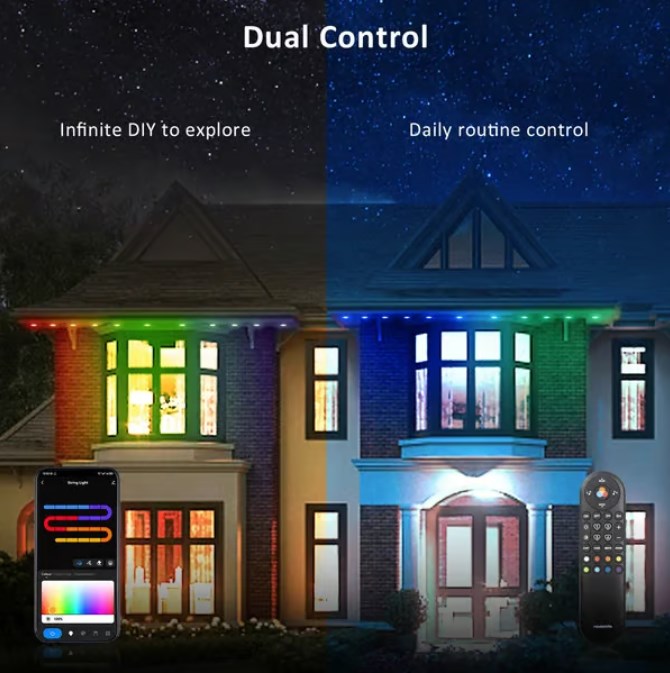 ⏰Paskutinė išpardavimo diena🌈Išmanusis vaivorykštės LED lauko šviestuvas su nuolatiniu veikimu-LT