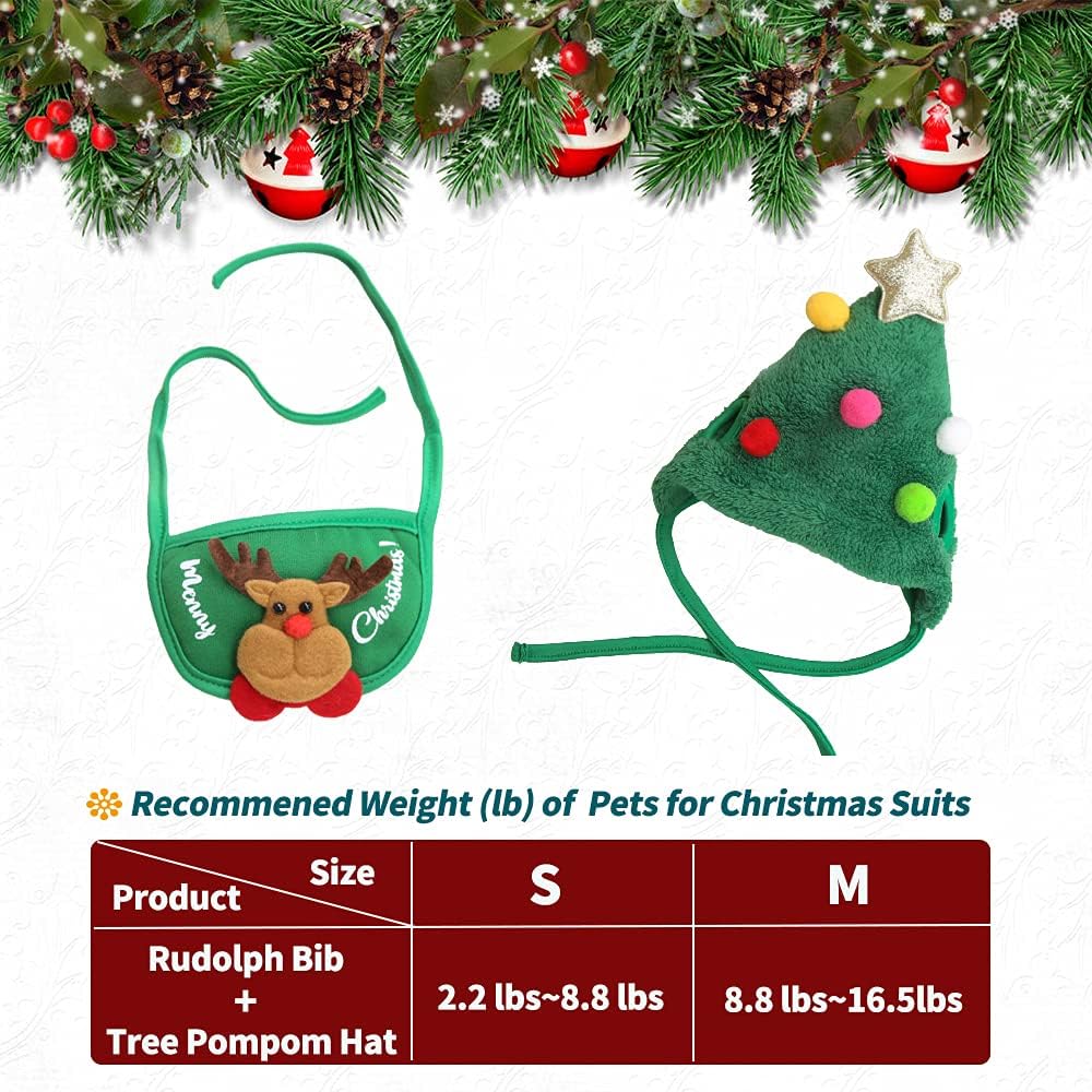🔥Oferta de Black Friday 50% de descuento🎄Adorable gorro con pompón de árbol de Navidad🎅-ES