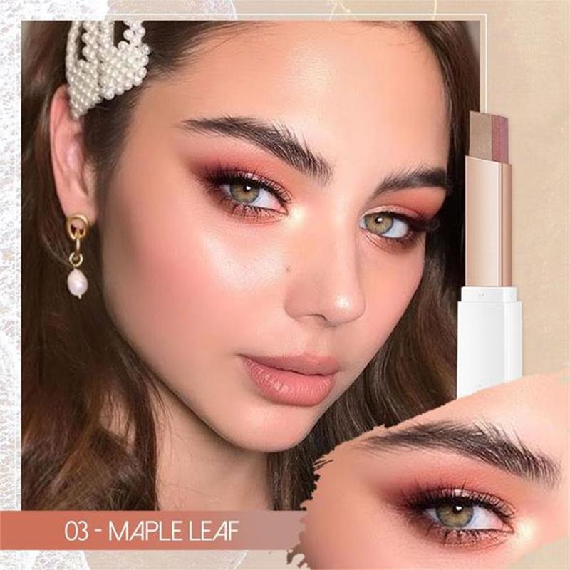 ✨ Barra de sombras de ojos difuminable 2 en 1: maquillaje de ojos perfecto-ES