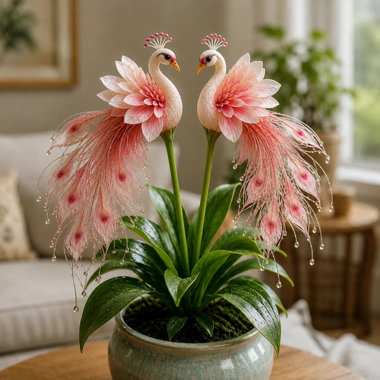 🦚 Bulbos de orquídea pavo real: una joya viviente ✨-ES