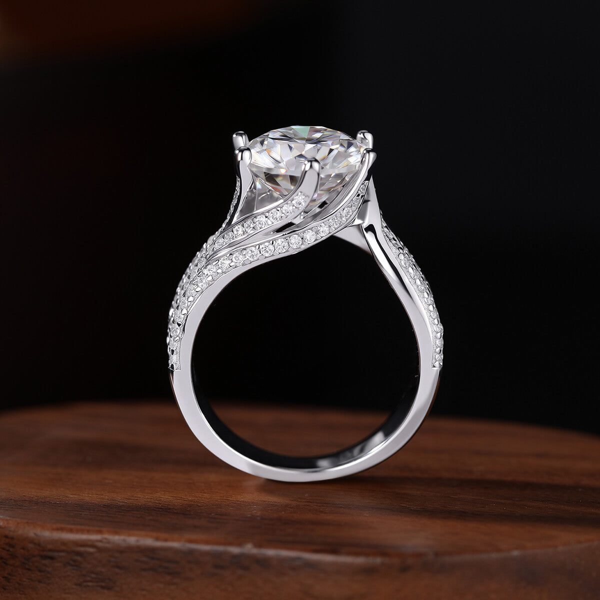 💖(PASKUTINĖ IŠPARDAVIMO DIENA - 80% NUOLAIDA) Magnetologijos moissanito „DIYSTARTM“ deimantinis žiedas 💍-LT