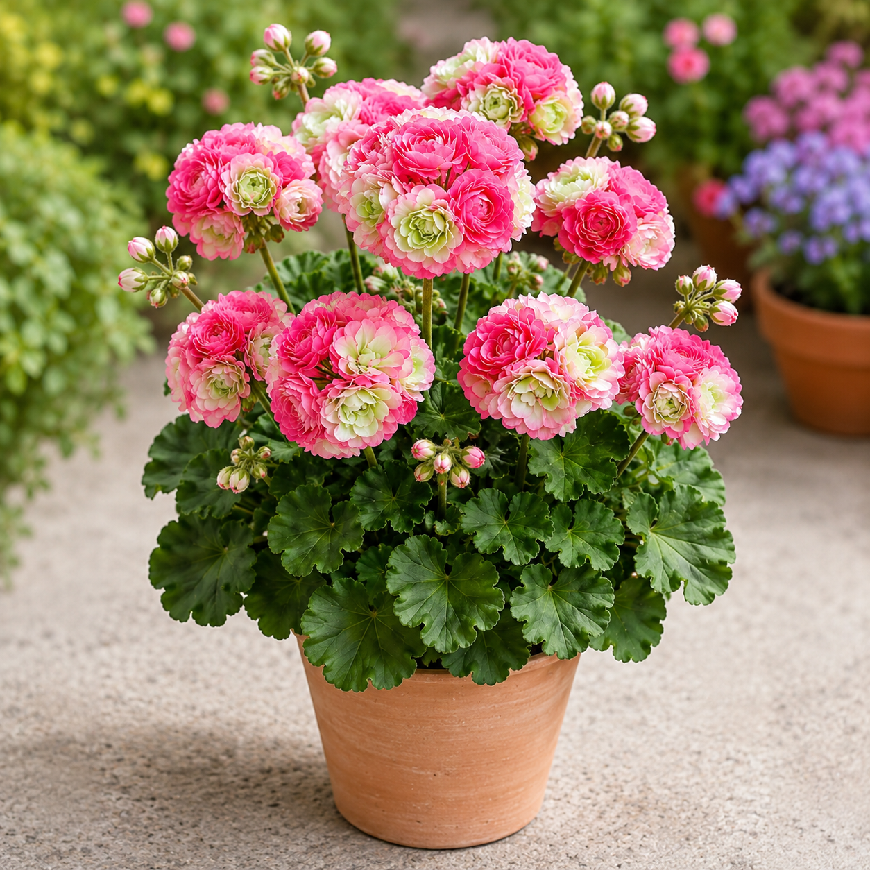💜 Semena orjaške pelargonije Pom-Pom-SI