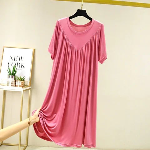 Pijama holgado de manga corta ultra suave y cómodo-ES