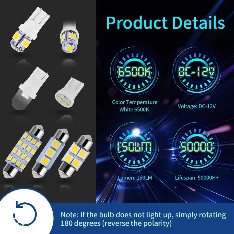 Komplet super svetlih LED avtomobilskih luči-SI