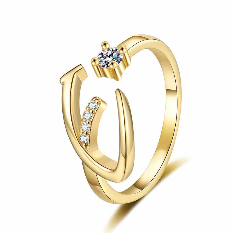 ⏳Riboto laiko 50 % nuolaida⏰Reguliuojamas blizgantis inicialas moterims💍-LT